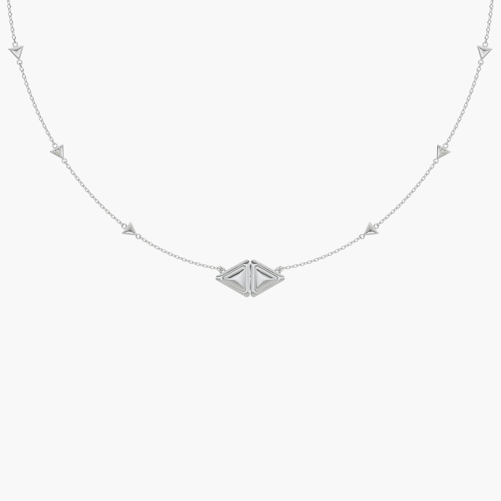 Necklace Mirror Essential Full White Gold