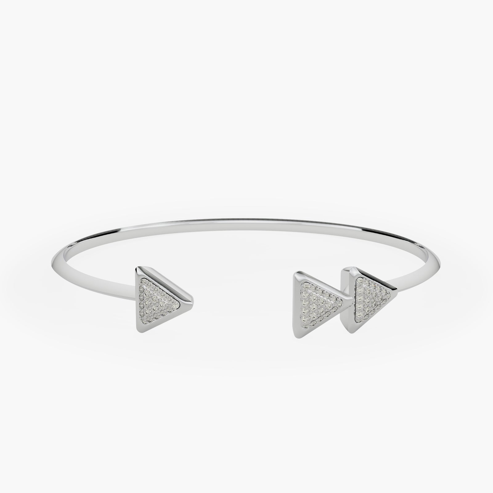 Bracelet Anniversary Dove Vai Forward White Gold Full Diamonds Pavé