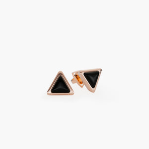 Earrings Be The One Gem Rose Gold Onix