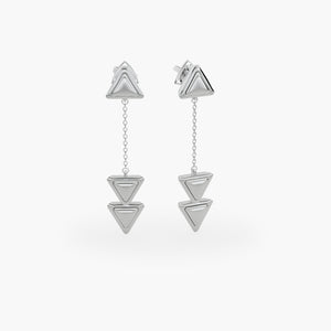 Earrings Dove Vai Rewind Essential Full White Gold