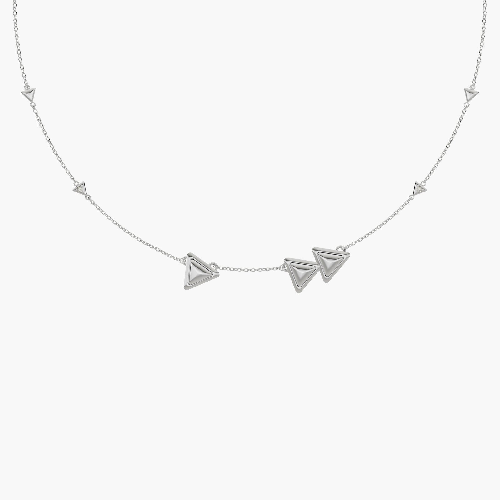 Necklace Dove Vai Forward Essential Full White Gold
