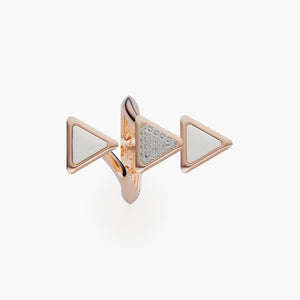 Ring Dove Vai Forward Exquisite Rose Gold Kogolong and Diamonds